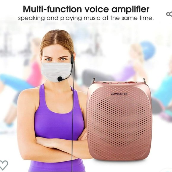 ZOWEETEK Portable Voice Amplifier Microphone Headset for Speakers - Picture 5 of 11